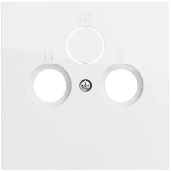 Gira System 70 πρίζα ομοαξονικής κεραίας, λευκό (086970)