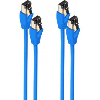 shiverpeaks BASIC-S Cat8.1 F/FTP (PiMF) καλώδιο patch RJ45, 1,5 m, μπλε, LSZH