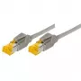 Tecline Cat6a S/FTP καλώδιο δικτύου RJ45, 2 m, γκρι, LSZH