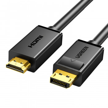 Ugreen Καλώδιο DisplayPort σε HDMI, 3 m, 4K, Μαύρο