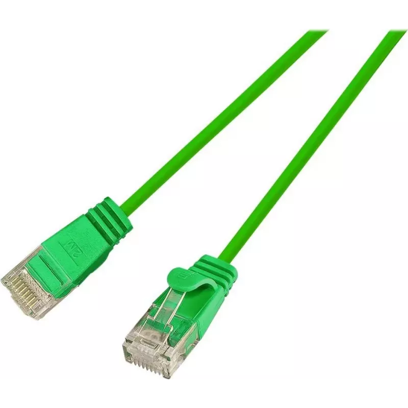 Wirewin Slim Cat6 U/UTP Καλώδιο Patch, 2 m, Πράσινο
