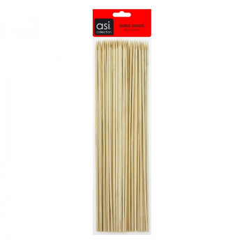 Asi Collection Ξύλινα καλαμάκια μπαμπού για ψητά 40 cm, 50 τεμ.