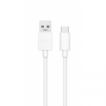 OPPO VOOC Καλώδιο USB-A σε USB-C, 8 A, 1 m, λευκό (DL149)