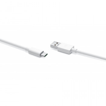 OPPO VOOC Καλώδιο USB-A σε USB-C, 8 A, 1 m, λευκό (DL149)