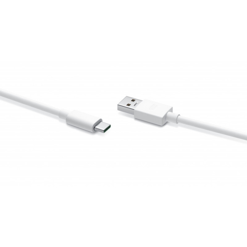 OPPO VOOC Καλώδιο USB-A σε USB-C, 8 A, 1 m, λευκό (DL149)