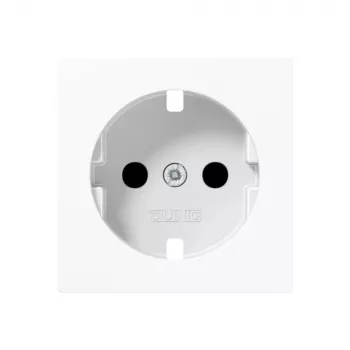 Jung A 1520 KIPL WW Κεντρική Πλάκα για Πρίζα SCHUKO, alpinweiß