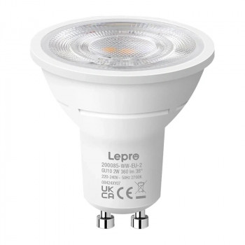 Lepro 200086-WW-EU-5 λάμπα LED GU10, 3,3 W, θερμό λευκό, 5 τεμ.