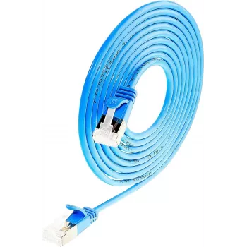 Wirewin Slim Cat6a U/FTP καλώδιο patch RJ45, 0,25 m, μπλε