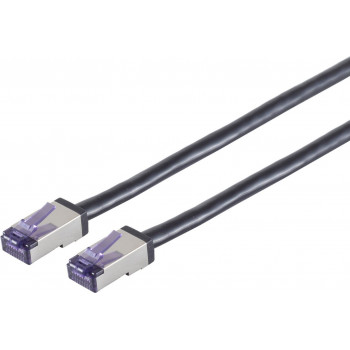 Shiverpeaks Cat6a S/FTP καλώδιο patch RJ45, 0,15 m, μαύρο