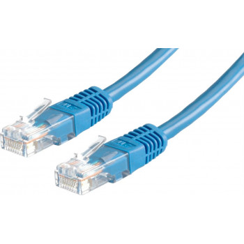 Secomp Cat6 U/UTP καλώδιο patch RJ45, 5 m, μπλε