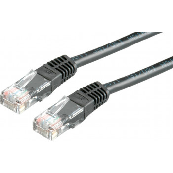 Secomp Cat6 U/UTP καλώδιο patch RJ45, 5 m, μαύρο