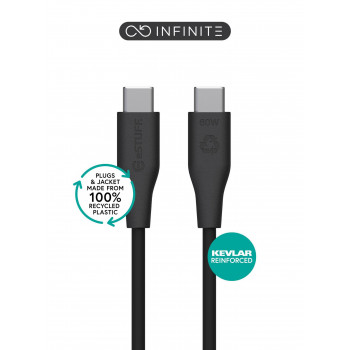 eStuff INFINITE (GRS) Καλώδιο USB-C σε USB-C (ES604380)
