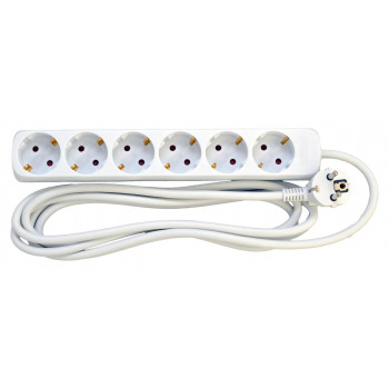 Mercodan Πολύπριζο Schuko με 6 Πρίζες (503800027)