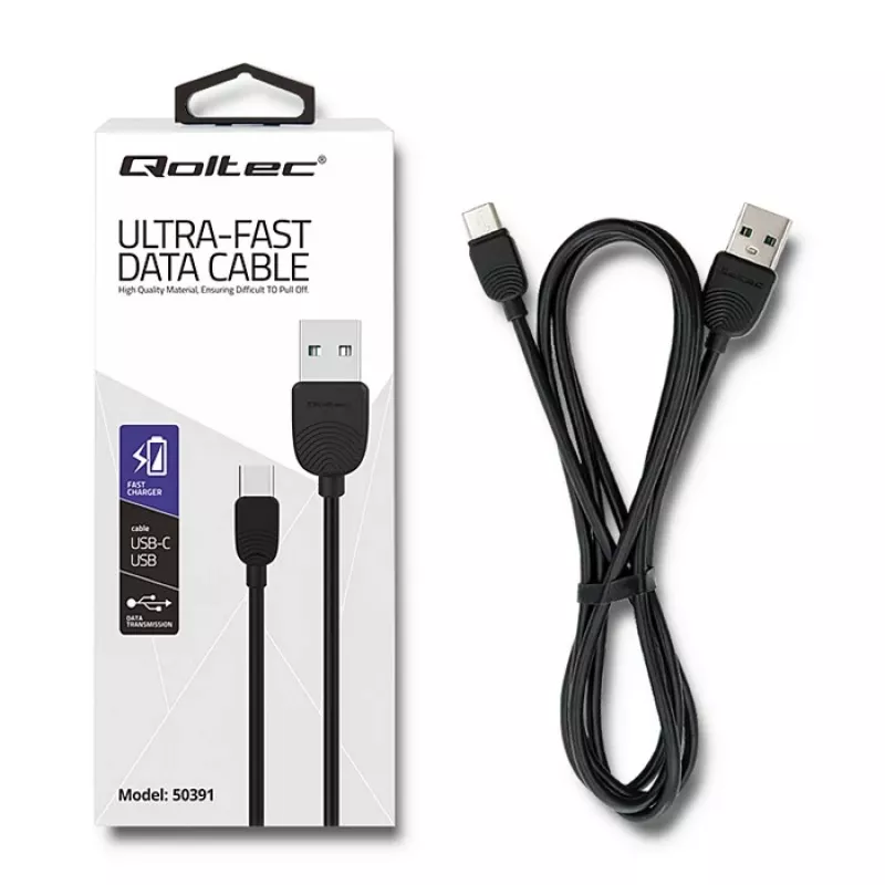 Qoltec καλώδιο USB-C σε USB 2.0 A, 1,2 m (50391)