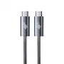 TB Braided καλώδιο USB 3.2 Gen 1 USB-C σε USB-C, 1 m, 100 W, μαύρο