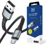 3mk Hyper Cable N-Series Καλώδιο USB-A σε Micro-USB, 0,5 m, QC 3.0, 10 W, μαύρο
