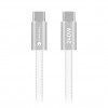 Forcell καλώδιο USB USB-C σε USB-C, 2 m, 240 W, λευκό
