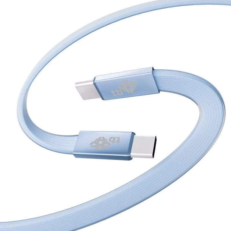 TB Καλώδιο USB 2.0 USB-C σε USB-C, 1 m, 60 W, Μπλε