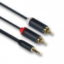 Mercodan Καλώδιο ήχου Minijack-RCA PRO ULTRA, 2 m