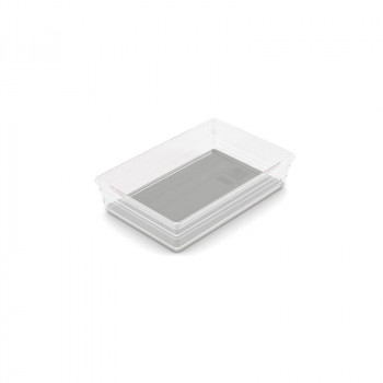 KIS Box Sistemo Organizer 7 22,5 x 15,5 x 5 cm διαφανές/ανοιχτό γκρι