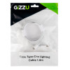 Gizzu καλώδιο USB-C σε Lightning, 1,8 m, 27 W PD, λευκό (GCPU2L18)