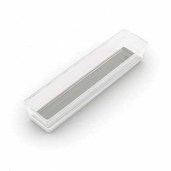 KIS Sistemo Organizer 4 οργανωτής με συρτάρια, 30 x 7,5 x 5 cm, διαφανές/ανοιχτό γκρι