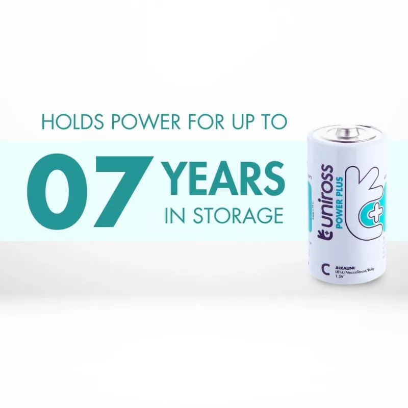 Uniross Power Plus C / LR14 Μπαταρίες 7000mAh, 2 τεμ.