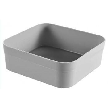 Curver Infinity Recycled Κουτί Αποθήκευσης 15x15x5 cm, γκρι