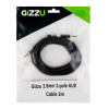 Gizzu Καλώδιο AUX 3,5mm 2m – Μαύρο