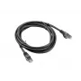 Lanberg Cat6 F/UTP Καλώδιο Patch RJ45, 0,5 m, μαύρο