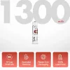 Uniross Max Power Αλκαλικές Μπαταρίες AAA / LR03 1300mAh, 4 τεμ.
