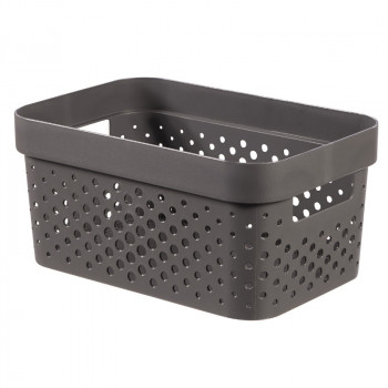 Curver Infinity Recycled Κουτί 4,5 l, 27x19x12 cm, σκούρο γκρι
