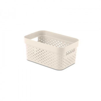 Curver Infinity Recycled Box 4,5 l, 27x19x12 cm, Λευκό (Oasis White)