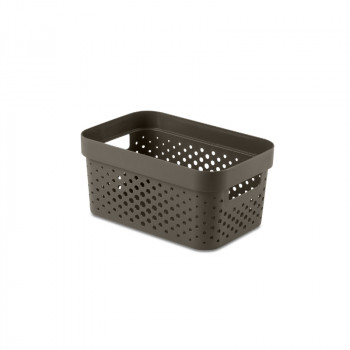 Curver Infinity Recycled Κουτί 4,5 l, 27x19x12 cm, καφέ