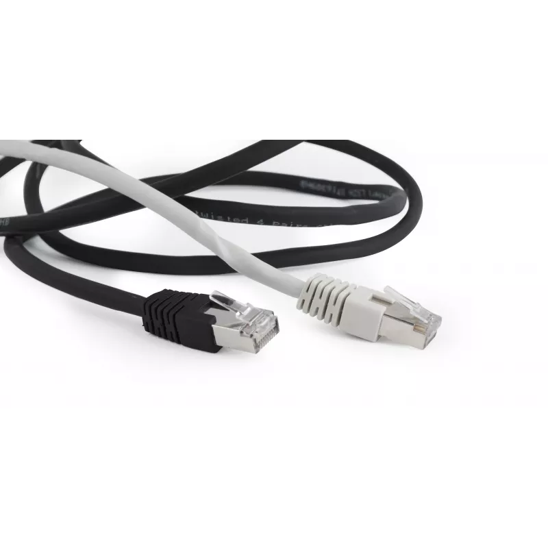 Gembird Cat6a S/FTP καλώδιο patch RJ45, 2 m, μαύρο, LSZH