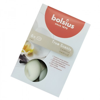 Bolsius True Scents αρωματικά ρεσώ, βανίλια, 6 τεμ.