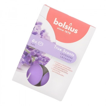 Bolsius True Scents αρωματικά ρεσώ, λεβάντα, 6 τεμ.