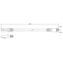 Lanberg Cat6 F/UTP καλώδιο patch RJ45, 2 m, λευκό