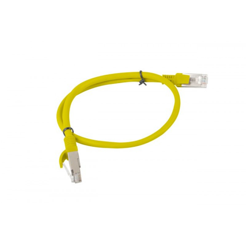 Lanberg Cat6 U/UTP Patchkabel RJ45, 0,5 m, κίτρινο