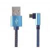 Gembird πλεκτό καλώδιο USB 2.0 USB-A σε Micro-USB, γωνιακό, 1 m