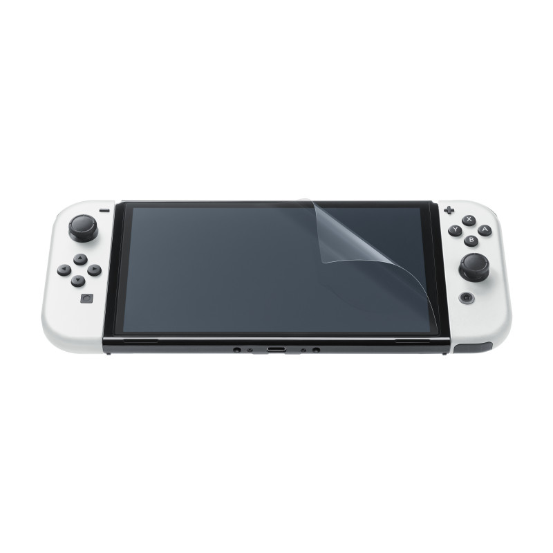 Nintendo Switch θήκη & προστατευτική μεμβράνη οθόνης (μαύρο/λευκό)