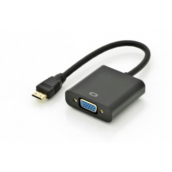 Mercodan Αντάπτορας Mini-HDMI (βύσμα αρσενικό) σε VGA (υποδοχή θηλυκή)