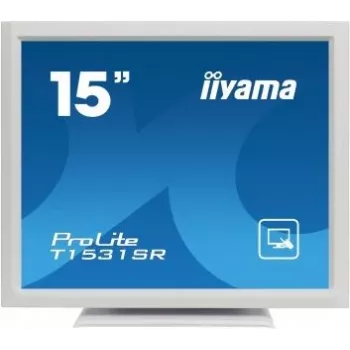 iiyama ProLite T1531SR-W3 15 ίντσες (38,1 cm) οθόνη αντίστασης αφής, 4:3, 1024x768, DVI, λευκό