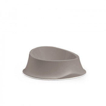 Stefanplast Μπολ φαγητού Chic 0,65L 22x22x8,6cm ανοιχτό γκρι