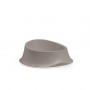 Stefanplast Μπολ φαγητού Chic 0,65L 22x22x8,6cm ανοιχτό γκρι