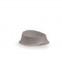 Stefanplast Παχνί φαγητού Chic 0,35L 18x18x7cm ανοιχτό γκρι