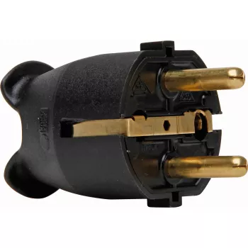 Kopp πλαστικό βύσμα ασφαλείας, για 3x1,5mm², μαύρο