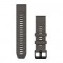 Garmin QuickFit 22 λουράκι, Pebble Grey σιλικόνη [010-14559-00]
