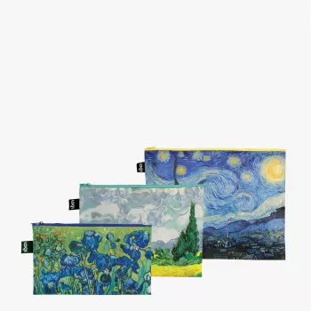 LOQI Vincent Van Gogh σετ τσαντών – Starry Night, Wheatfield, Irises (3 τεμ.)