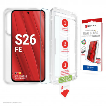 DISPLEX Real Glass MM+Case γυαλί προστασίας με θήκη για Samsung Galaxy S26 FE (02343)